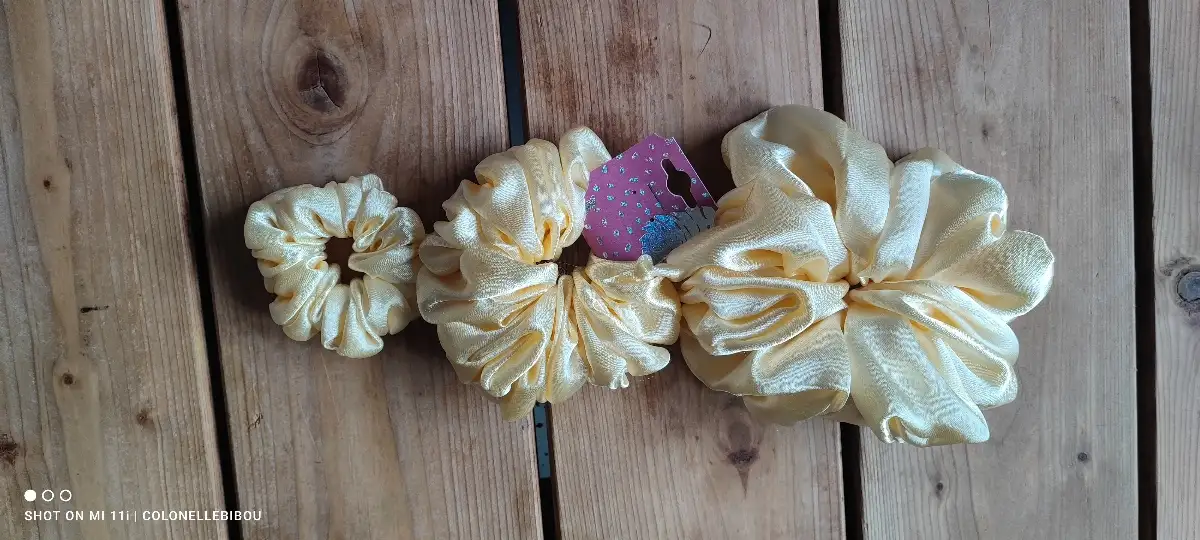 Chouchous faits main – Scrunchies artisanaux en Bourgogne | Colonelle Bibou